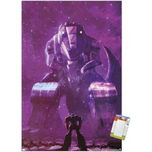 imageTrends International Hasbro Transformers  Grimlock Wall Poster 14725 x 22375 Barnwood Framed VersionPremium Poster  Mount Bundle