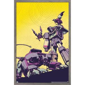 imageTrends International Hasbro Transformers  Soundwave Wall Poster 14725 x 22375 Barnwood Framed VersionBarnwood Framed Version