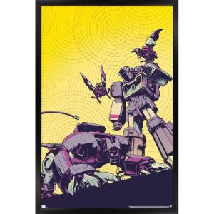 imageTrends International Hasbro Transformers  Soundwave Wall Poster 14725 x 22375 Barnwood Framed VersionBlack Framed Version