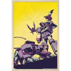 imageTrends International Hasbro Transformers  Soundwave Wall Poster 14725 x 22375 Barnwood Framed VersionBlonde Framed Version