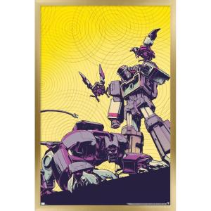 imageTrends International Hasbro Transformers  Soundwave Wall Poster 14725 x 22375 Barnwood Framed VersionGold Framed Version