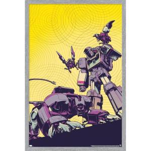 imageTrends International Hasbro Transformers  Soundwave Wall Poster 14725 x 22375 Barnwood Framed VersionGray Framed Version