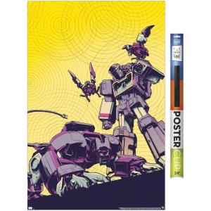 imageTrends International Hasbro Transformers  Soundwave Wall Poster 14725 x 22375 Barnwood Framed VersionPremium Poster  Clip Bundle