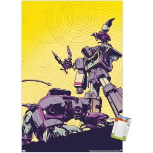 imageTrends International Hasbro Transformers  Soundwave Wall Poster 14725 x 22375 Barnwood Framed VersionPremium Poster  Mount Bundle