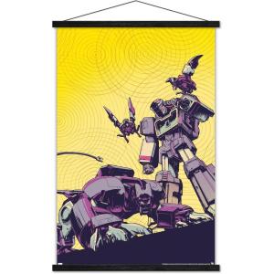 imageTrends International Hasbro Transformers  Soundwave Wall Poster 14725 x 22375 Barnwood Framed VersionPremium Print and Black Hanger Bundle