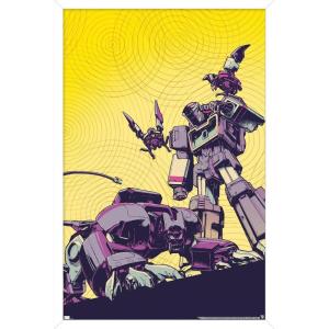 imageTrends International Hasbro Transformers  Soundwave Wall Poster 14725 x 22375 Barnwood Framed VersionWhite Framed Version