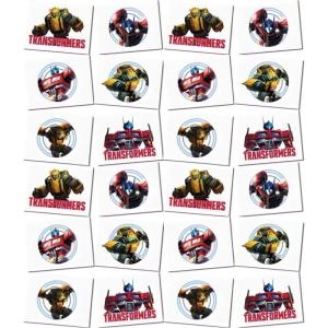 imageUnique Transformers Temporary Tattoos  Assorted Designs 24 Pcs
