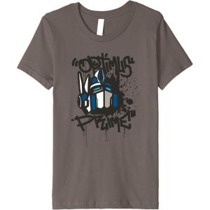 imageKids Transformers Classic Optimus Prime Graffiti Face Portrait Premium TShirt