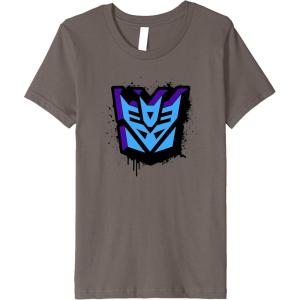 imageKids Transformers Decepticons Dripping Spray Paint Logo Premium TShirt