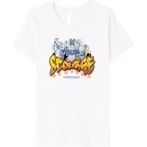 imageKids Transformers Rise of the Beasts Scourge Retro Graffiti Premium TShirt