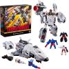 imageTransformers Age of the Primes Armada Jetfire Commander Class 8Inch Converting Action Figure with 3 MiniCon Figures Robot Toys for 8