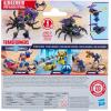 imageTransformers CYBERWORLD Airachnid Armored Cyber Changers 4Inch Action Figure Quick Change to Spider Mode Robot Toys for Boys and Girls 6 and Up
