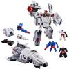 imageTransformers Age of the Primes Armada Jetfire Commander Class 8Inch Converting Action Figure with 3 MiniCon Figures Robot Toys for 8