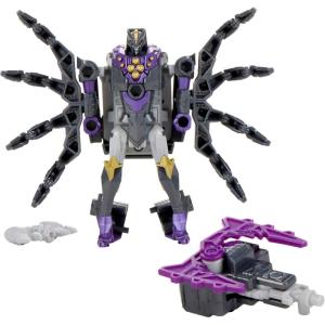 imageTransformers CYBERWORLD Airachnid Armored Cyber Changers 4Inch Action Figure Quick Change to Spider Mode Robot Toys for Boys and Girls 6 and Up