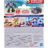 imageTransformers CYBERWORLD Optimus Primal Cyber Changers 4Inch Action Figure Quick Change to Truck Mode Robot Toys for Boys and Girls 6 and Up
