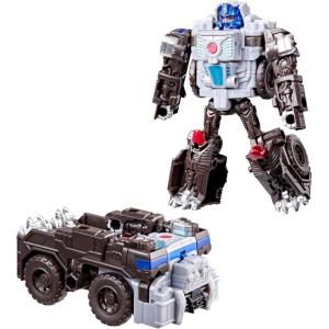 imageTransformers CYBERWORLD Optimus Primal Cyber Changers 4Inch Action Figure Quick Change to Truck Mode Robot Toys for Boys and Girls 6 and Up