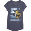 imageTransformers Bumblebee 5th Birthday Vintage TShirt SmallHeather Blue
