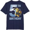 imageTransformers Bumblebee 5th Birthday Vintage TShirt SmallNavy Blue