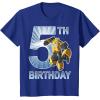 imageTransformers Bumblebee 5th Birthday Vintage TShirt SmallRoyal Blue