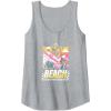 imageTransformers Bumblebee Surfing Lifes A Beach Portrait Tank TopHeather Grey