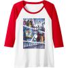 imageTransformers Decepticons Cut Up Panels Raglan Baseball TeeRedWhite