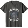 imageTransformers Halloween This is My Grimlock Costume TShirtAsphalt Grey