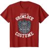 imageTransformers Halloween This is My Grimlock Costume TShirtCranberry Red