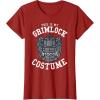 imageTransformers Halloween This is My Grimlock Costume TShirtCranberry Red