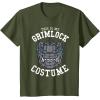 imageTransformers Halloween This is My Grimlock Costume TShirtOlive Green
