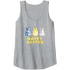 imageTransformers Hoppy Easter Group Bunny Line Up Tank TopHeather Grey