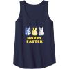 imageTransformers Hoppy Easter Group Bunny Line Up Tank TopNavy Blue