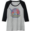 imageTransformers Optimus Prime Retro Portrait Raglan Baseball TeeBlackAthletic Heather