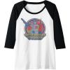 imageTransformers Optimus Prime Retro Portrait Raglan Baseball TeeBlackWhite
