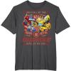 imageTransformers Rock N Roll Out Tour Heavy Metal Poster TShirtDark Heather Grey