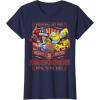 imageTransformers Rock N Roll Out Tour Heavy Metal Poster TShirtNavy Blue