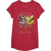 imageTransformers Rock N Roll Out Tour Heavy Metal Poster TShirtRed Heather