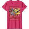 imageTransformers Rock N Roll Out Tour Heavy Metal Poster TShirtRed Heather