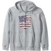 imageTransformers Autobots American Flag Logo Zip HoodieHeather Grey