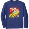 imageTransformers Bumblebee Eat My Dust 84 Portrait Long Sleeve TShirtNavy Blue
