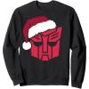 imageTransformers Christmas Autobots Santa Hat Logo SweatshirtBlack