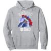 imageTransformers Fathers Day Optimus Prime Heroic Dad Vintage Pullover HoodieHeather Grey