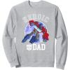 imageTransformers Fathers Day Optimus Prime Heroic Dad Vintage SweatshirtHeather Grey