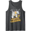 imageTransformers Grimlock Here To Save Universe Retro Vintage Tank TopDark Heather Grey