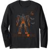 imageTransformers Halloween Optimus Prime RoboBones Long Sleeve TShirtBlack