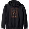 imageTransformers Halloween Optimus Prime Skeleton Box Zip HoodieBlack