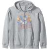 imageTransformers Hey Soundwave Turn It Up Classic Retro Logo Zip HoodieHeather Grey