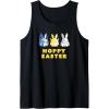 imageTransformers Hoppy Easter Group Bunny Line Up Tank TopBlack
