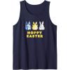 imageTransformers Hoppy Easter Group Bunny Line Up Tank TopNavy Blue