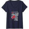 imageTransformers Megatron Master Of Destruction Color Pop VNeck TShirtNavy Blue