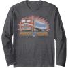 imageTransformers Optimus Prime Robot In Disguise Long Sleeve TShirtDark Heather Grey